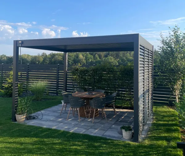 Bioklimatická pergola INTRO PLUS 4x3 m Rojaplast