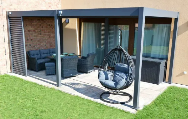 Bioklimatická pergola INTRO PLUS 6x3 m Rojaplast