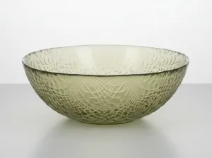 Mondex Sklenená miska HIPPO 15 cm zelená