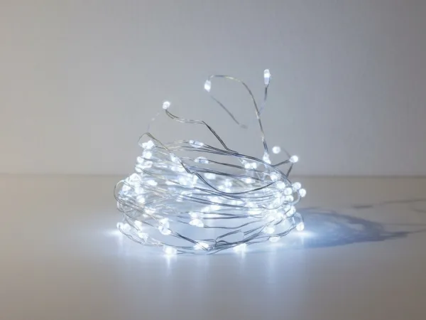 Mondex Svetelná LED reťaz s časovačom Colton 2390 cm studená biela
