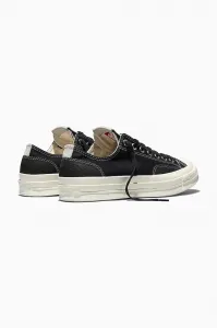 Converse Chuck 70 Canvas & Suede "Total Eclipse Black" (A15992C)