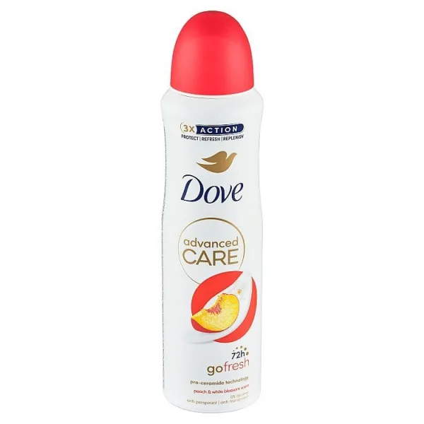 Dove Advanced Care Peach & White Blossom Scent antiperspirant sprej 150 ml 1ks